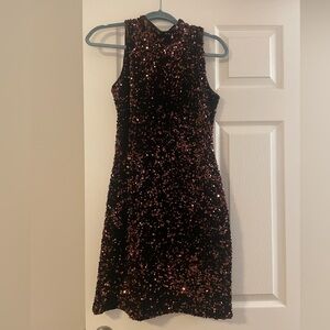 Beautiful holiday sequin fitted dress. RW&Co. Size S. Like new.